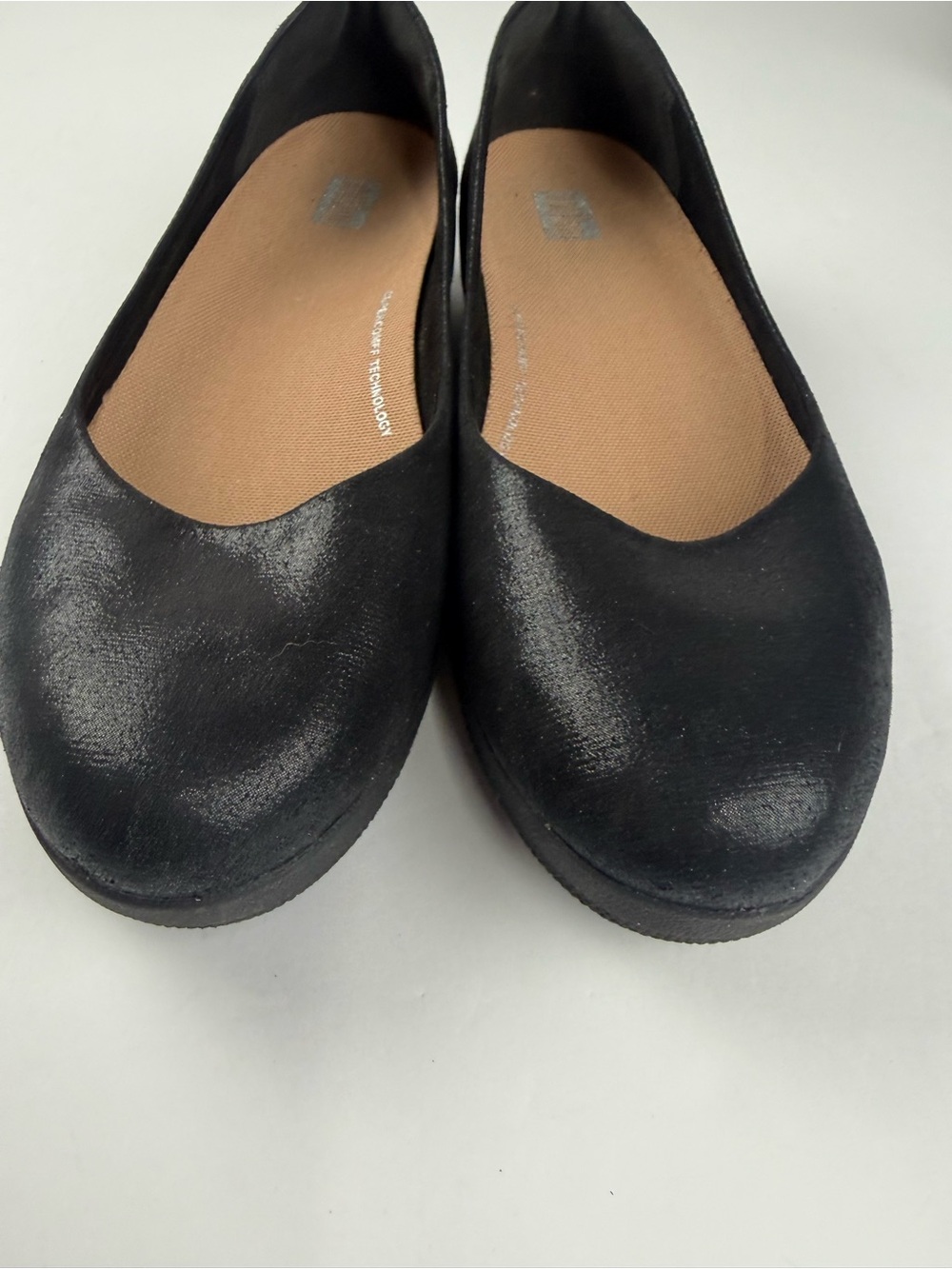 Fitflop Womens 8.5 Superballerina Ballet Flats Black Shimmer - Picture 5 of 7